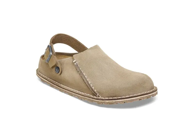 Birkenstock Lutry Premium Suede Leather Regular Men's - Browns Birkenstock Lutry Premium Suede Leather Regular Men's - Browns